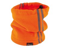 Scaldacollo - alta visibilità - taglia unica - pile - arancione fluo - U-Power