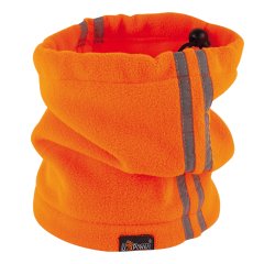 Scaldacollo - alta visibilità - taglia unica - pile - arancione fluo - U-Power