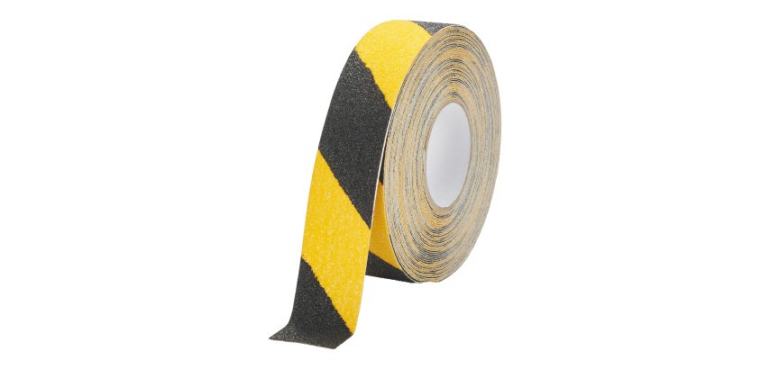Nastro adesivo antiscivolo DURALINE GRIP+ - 5 cm x 15 m - giallo/nero - Durable