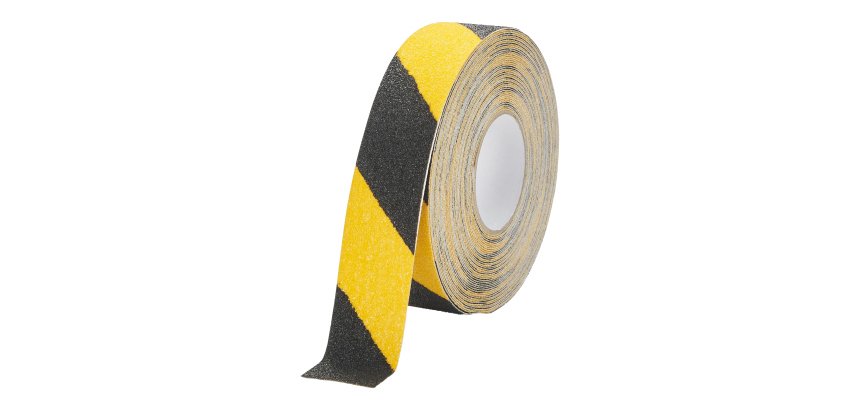 Nastro adesivo antiscivolo DURALINE GRIP+ - 5 cm x 15 m - giallo/nero - Durable