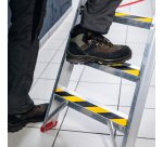 Nastro adesivo antiscivolo DURALINE GRIP+ - 5 cm x 15 m - giallo/nero - Durable