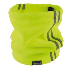 Scaldacollo - alta visibilità - taglia unica - pile - giallo fluo - U-Power