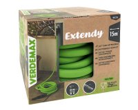 Tubo da giardno a 6 strati estensibile Extendy -15 m - TPE - verde - Verdemax