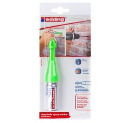 Marcatore a spray per fori profondi 8870 - verde fluo - Edding