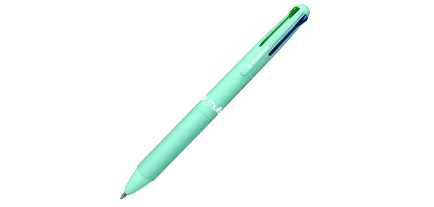 Penna a sfera 4 Multi Pastel - punta 1,00 mm - 4 colori - dinner mint - Osama