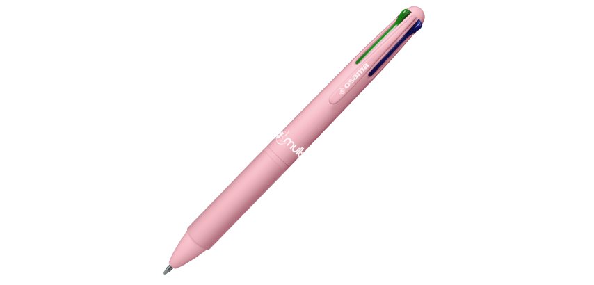 Penna a sfera 4 Multi Pastel - punta 1,00 mm - 4 colori - baby pink - Osama