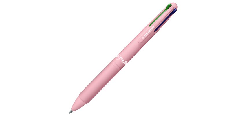 Penna a sfera 4 Multi Pastel - punta 1,00 mm - 4 colori - baby pink - Osama