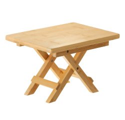 Stand richiudibile - 30 x 20 x18 cm - bamboo - colore naturale - Leone