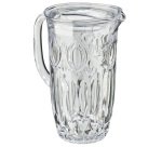 Caraffa decorata Milos - 1,7 L - metacrilato - trasparente - Leone