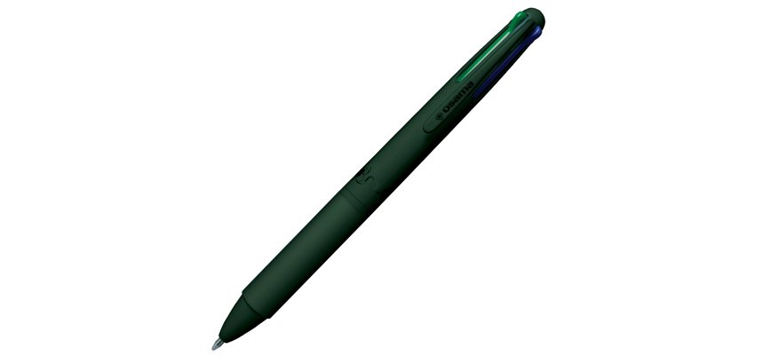 Penna a sfera 4 Multi Urban - punta 1,00 mm - 4 colori - forest green - Osama