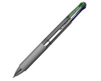 Penna a sfera 4 Multi Chrome - punta 1,00 mm - 4 colori - old silver - Osama