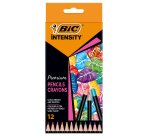 Matita Intensity Wood Premium - colori assortiti - Bic - conf. 12 pezzi