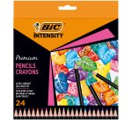 Matita Intensity Wood Premium - colori assortiti - Bic - conf. 24 pezzi