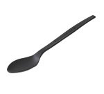Cucchiaio monouso in CPLA - 16 cm - nero - Leone - conf. 50 pezzi