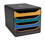 Big Box filing module 4 drawers Neo Deco - Assorted colours