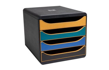 Big Box filing module 4 drawers Neo Deco - Assorted colours