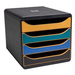 Big Box filing module 4 drawers Neo Deco - Assorted colours