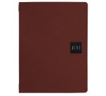 Portamenù Talk - 3 inserti doppi inclusi - A4 - 24,3 x 31,6 cm - bordeaux - Stilcasa