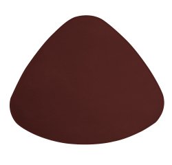 Sottopiatto sagomato Talk - 43 x 35 cm - bordeaux - Stilcasa