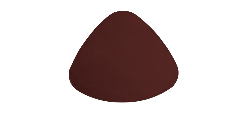 Sottopiatto sagomato Talk - 43 x 35 cm - bordeaux - Stilcasa