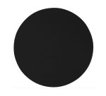 Sottopiatto tondo Talk - diametro 30 cm - nero - Stilcasa