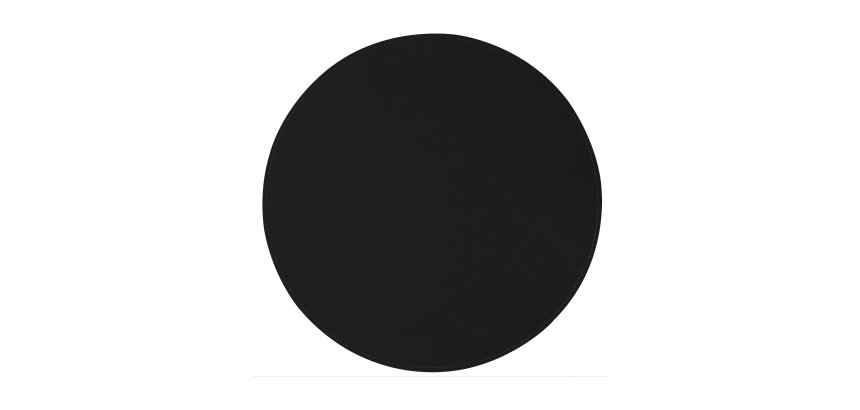 Sottopiatto tondo Talk - diametro 30 cm - nero - Stilcasa