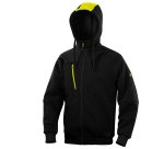 Felpa Deltaplus Borgo, nero/giallo