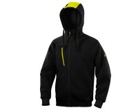 Felpa Deltaplus Borgo, nero/giallo