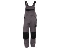 Salopette da lavoro M1SA2 - taglia M - twill/poliestere/cotone - grigio - Deltaplus
