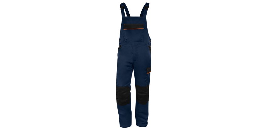 Salopette da lavoro Deltaplus M1SA2, blu/arancio