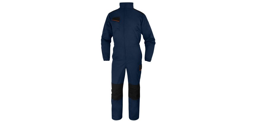 Tuta da lavoro Deltaplus M1CO2, blu/arancio