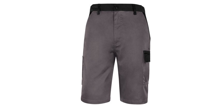 Bermuda da lavoro Deltaplus M1BE2, grigio