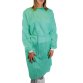 Camice monouso Visitor 30 - taglia unica - PLP - verde - Worker