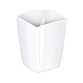 Portapenne 530 Mineral - 7,4 x 7,4 x 9,5 cm - bianco artico - Cep