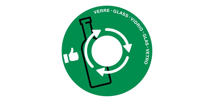 Coperchio raccolta vetro - per cestino 133R - diametro 38 cm - PVC - verde - Cep