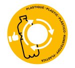 Coperchio raccolta plastica - per cestino 133R - diametro 38 cm - PVC - giallo - Cep