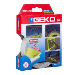 Nastro adesivo antiscivolo fosforescente ANTISLIP - 2,5 cm x 3 m - giallo - Geko