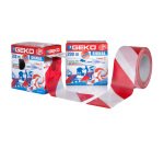 Nastro segnaletico SIGNAL - 70 mm x 200 m - bianco/rosso - Geko