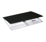 Sottomano Soft - doppio con tasca interna trasparente - 49 x 34,5 cm - plastica - nero - Arda