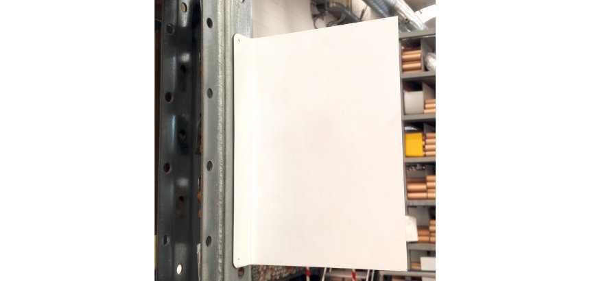 Supporto bifacciale flessibile -175 x 250 mm - PVC - bianco