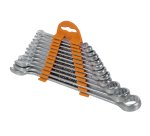 Chiavi combinate - con teste inclinate di 15° - misure assortite - CRV - Valex - conf. 12 pezzi