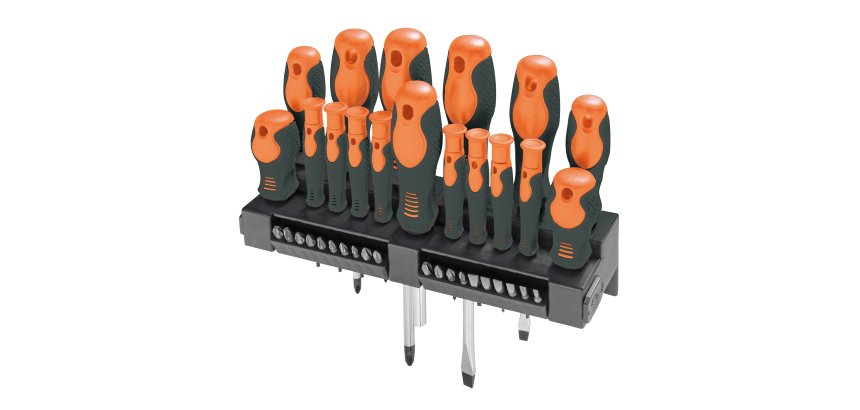 Cacciaviti - con portainserto e bits - misure assortite - Valex - conf. 37 pezzi