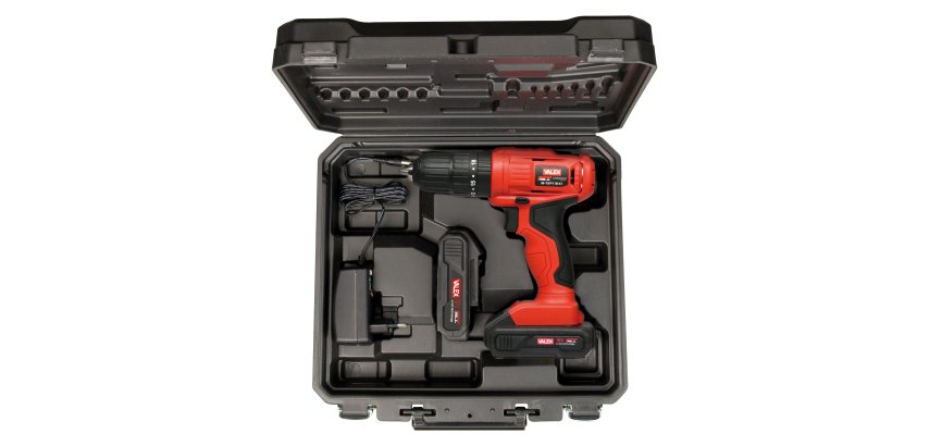 Trapano avvitatore  M-TAP1 18 K1 - con percussione - in valigetta - a batteria al litio - 18 V - Valex