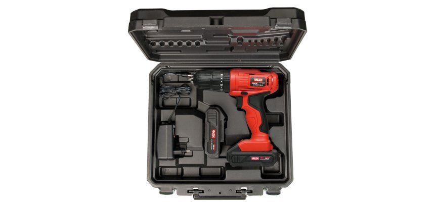 Trapano avvitatore  M-TAP1 18 K1 - con percussione - in valigetta - a batteria al litio - 18 V - Valex