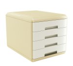 Cassettiera Vintage Milk - 4 cassetti - 29,5 x 38,5 x 28,2 cm - avorio - Arda