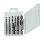 Punte per metallo autofilettanti HSS - misure assortite - Valex - conf. 6 pezzi