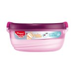 Lunch Bowl Origins - 3 scompartimenti - 19,5 x 18,5 x 9,2 cm - 1,4 L - rosa - Maped