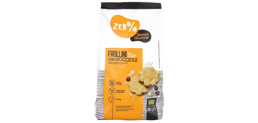 Frollini - con nocciole - 200 gr - Zer%glutine