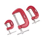 Set 3 morsertti a C - con serraggio a vite - misure assortite - Valex