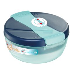 Lunch Bowl Origins - 3 scompartimenti - 19,5 x 18,5 x 9,2 cm - 1,4 L - blu - Maped